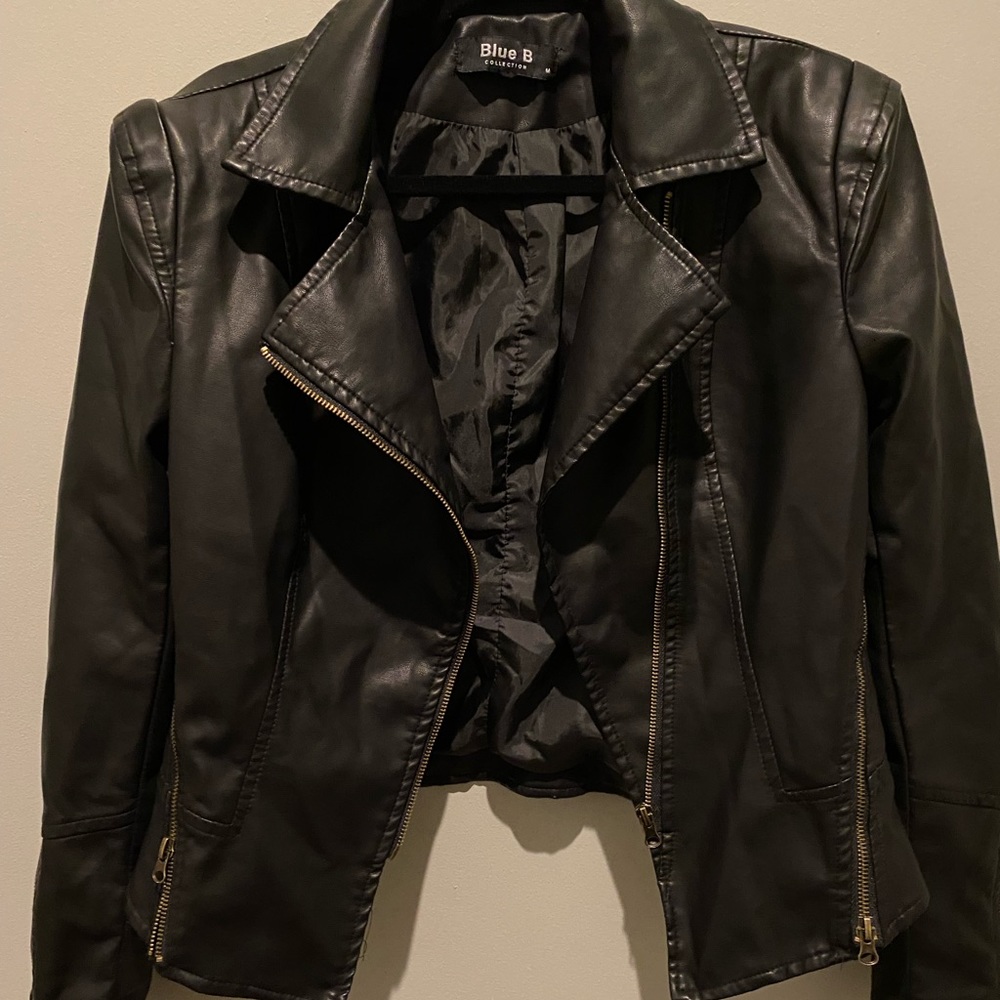 Faux Leather Jacket